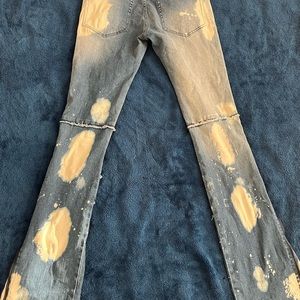 Never worn stacked flared rockstar jeans